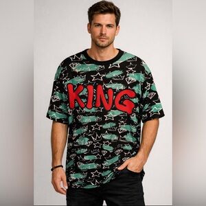 Phat Farm KING Graphic Tee 3XL – Y2K Hip Hop Streetwear Crown Print